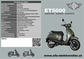 EFO Scooter ES300 Anhaengerpark Salzburg