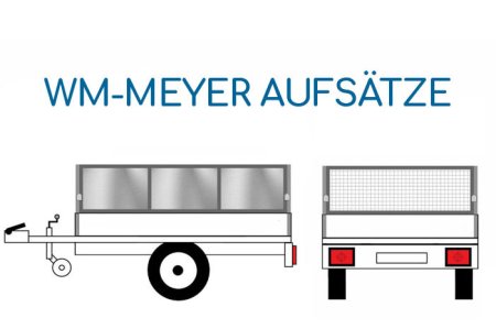 WM-Meyer Anhängeraufbau und Laubgitter inklusive passende Rungen